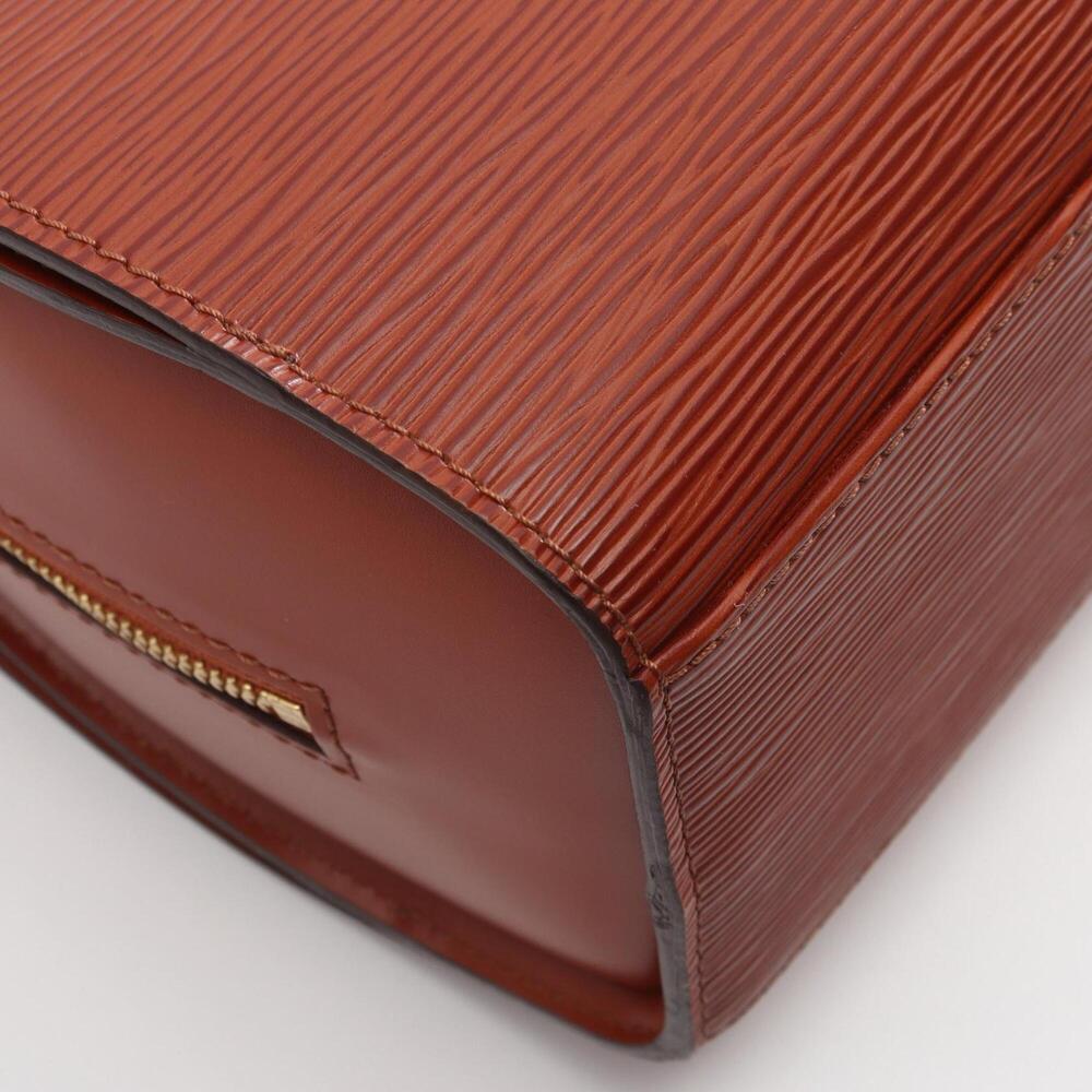 LOUIS VUITTON Authentic Brown Leather Bag - Picture 6 of 8